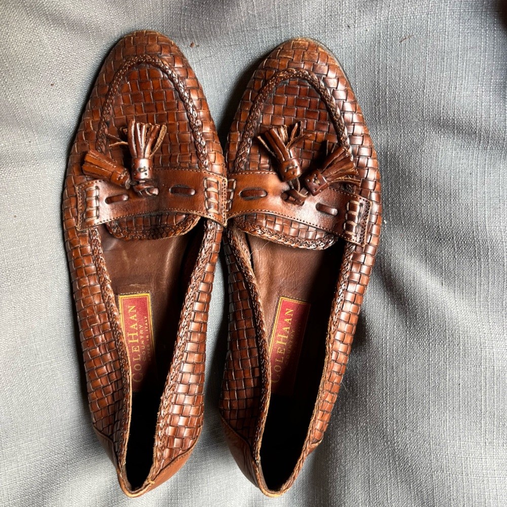 Vintage brown leather Cole Haan women loafer